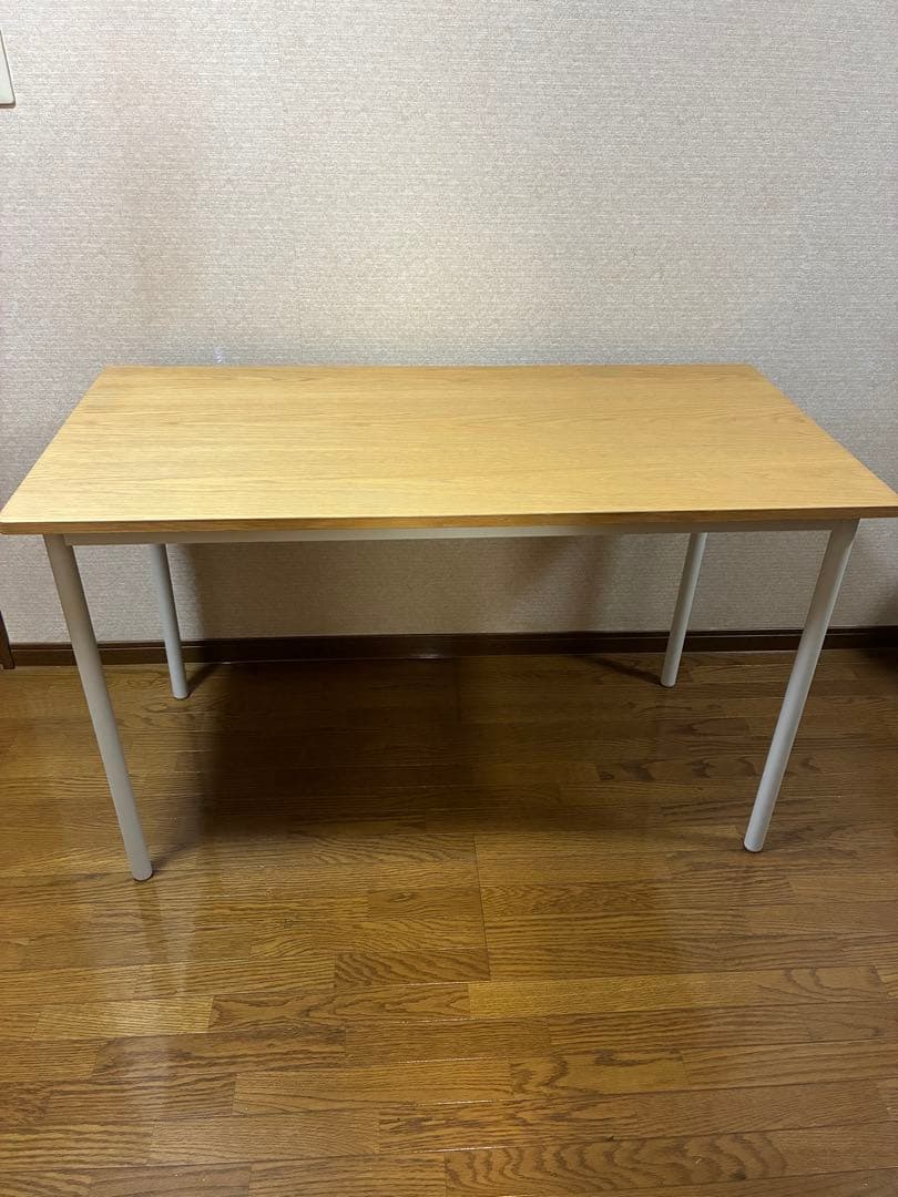 無印良品 幅120cm奥行60cm オーク材システムデスク
