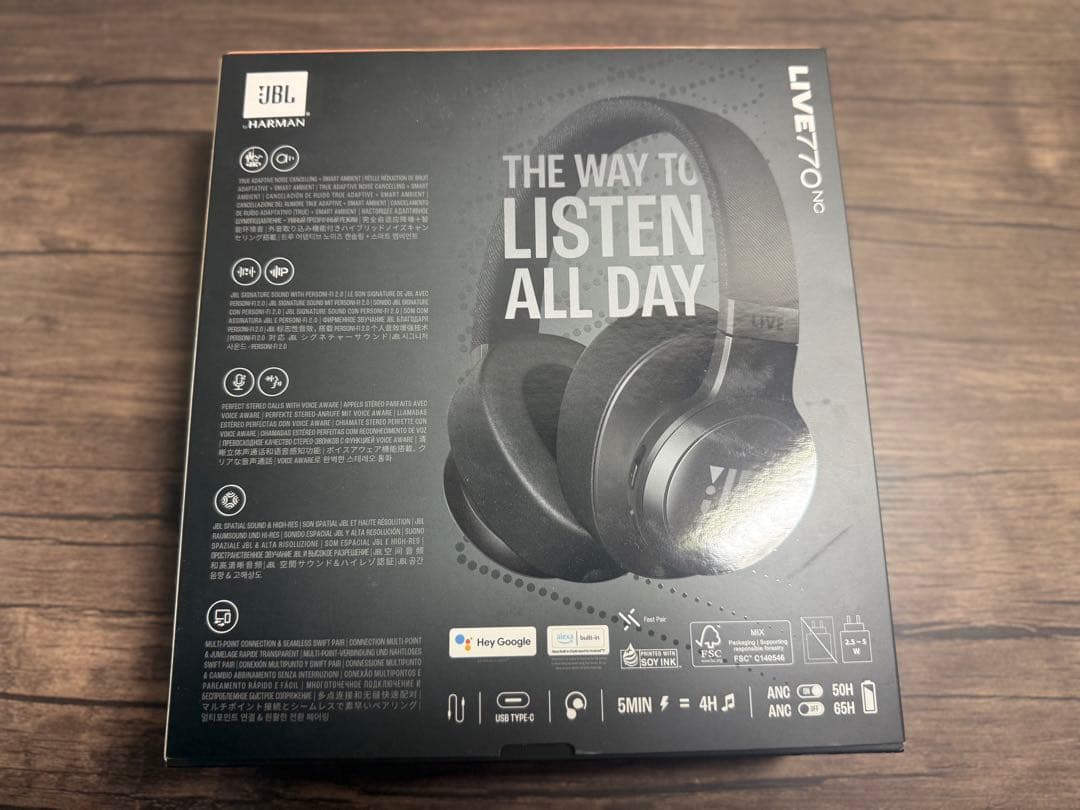 『ほぼ新品』JBL LIVE 770 NC スタイル