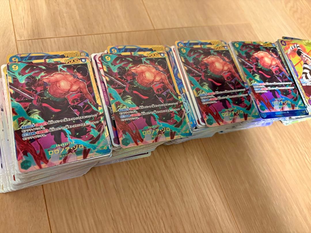 ワンピースカードゲーム ザベスト2 SR・SEC、ノーマルホイル5500枚以上