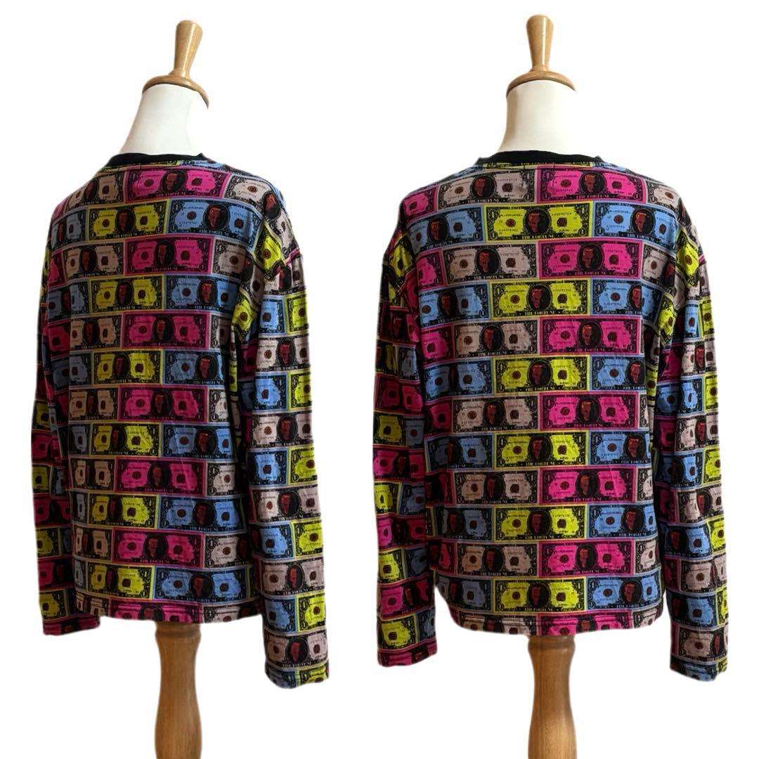 【JUNIOR GAULTIER】 総柄プリント ロングスリーブT ユニセックス