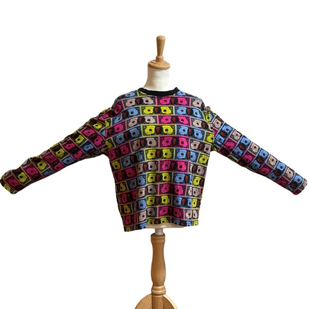 【JUNIOR GAULTIER】 総柄プリント ロングスリーブT ユニセックス