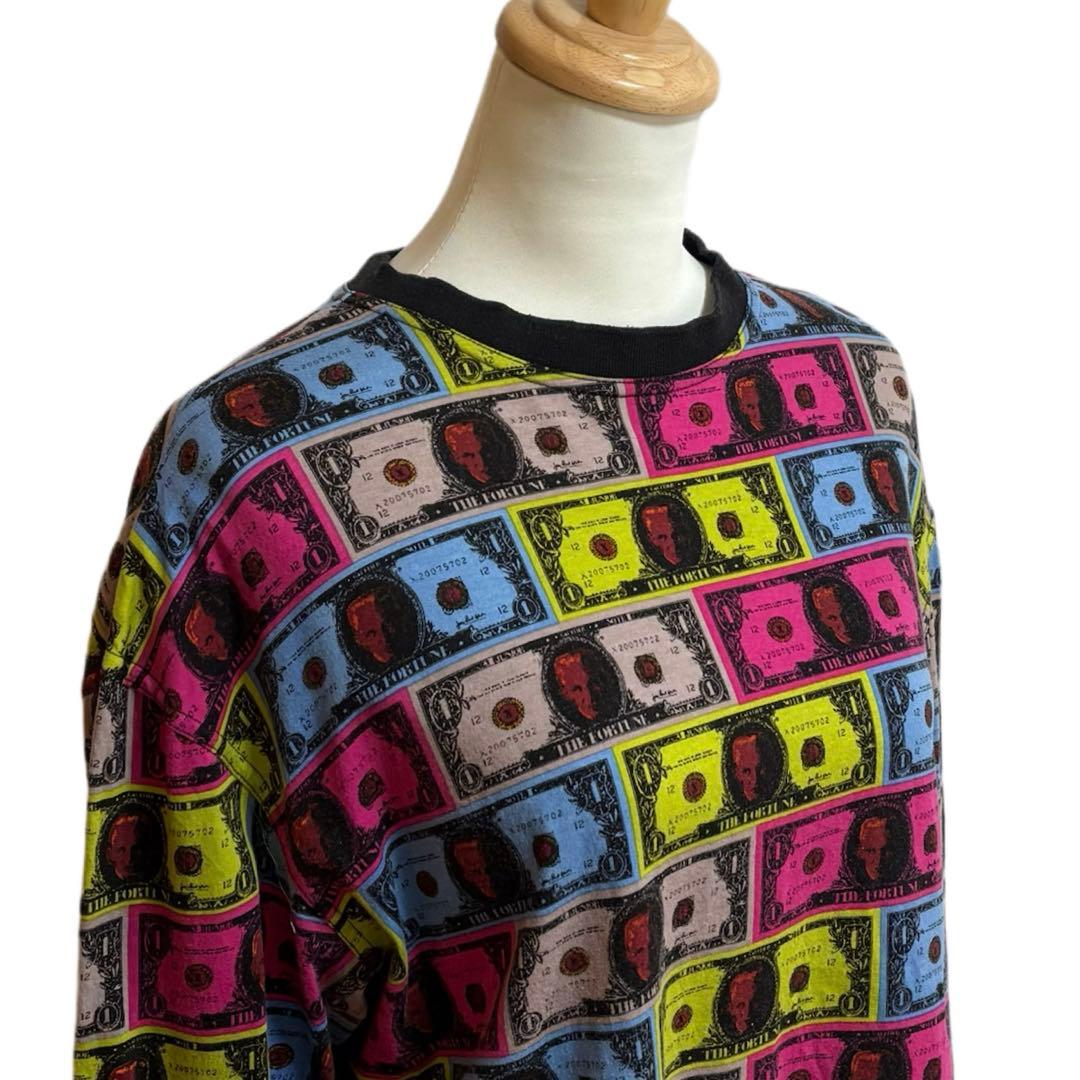 【JUNIOR GAULTIER】 総柄プリント ロングスリーブT ユニセックス