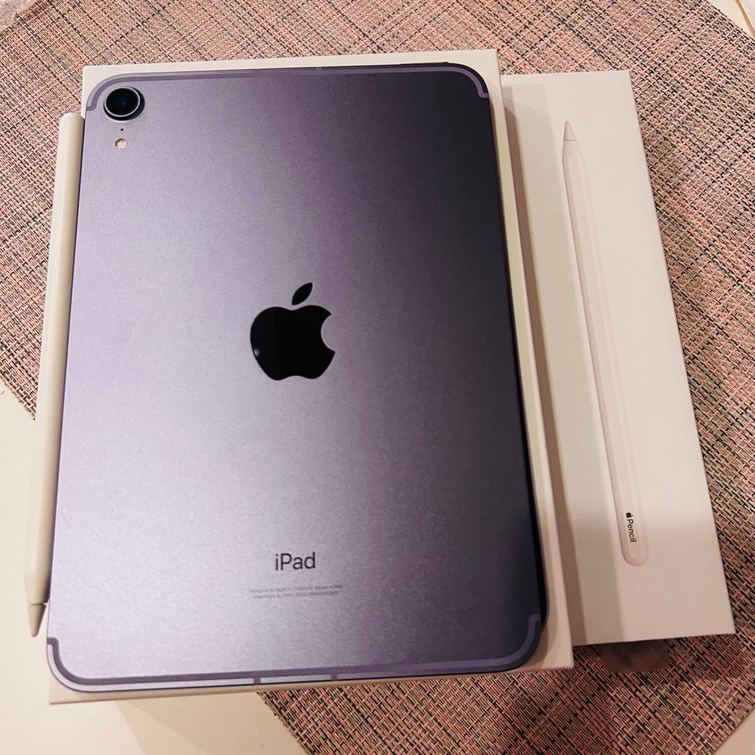 美品iPad mini6 Cellular 256GB Apple Pencil
