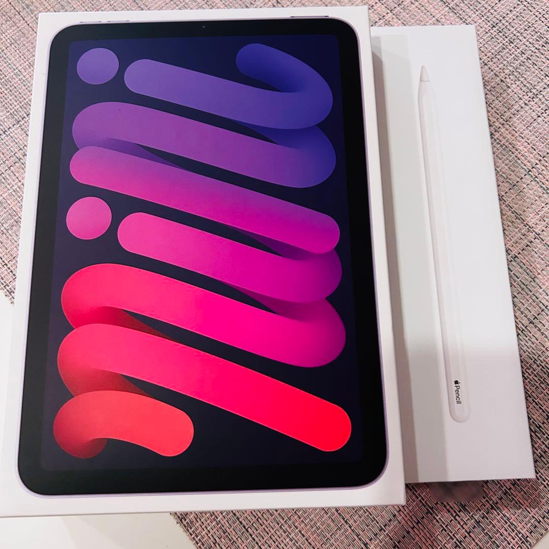美品iPad mini6 Cellular 256GB Apple Pencil