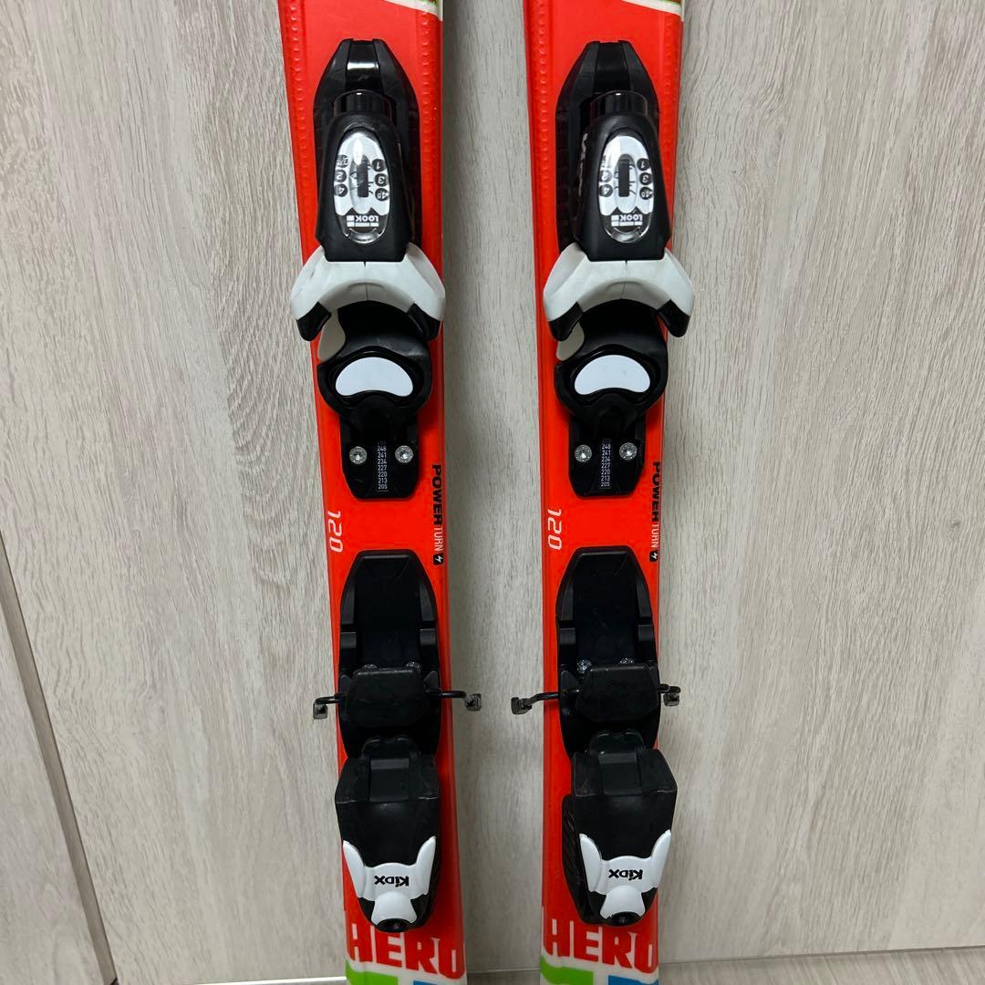 【ホッペッタ様】ROSSIGNOL HERO スキーセット　ジュニア120