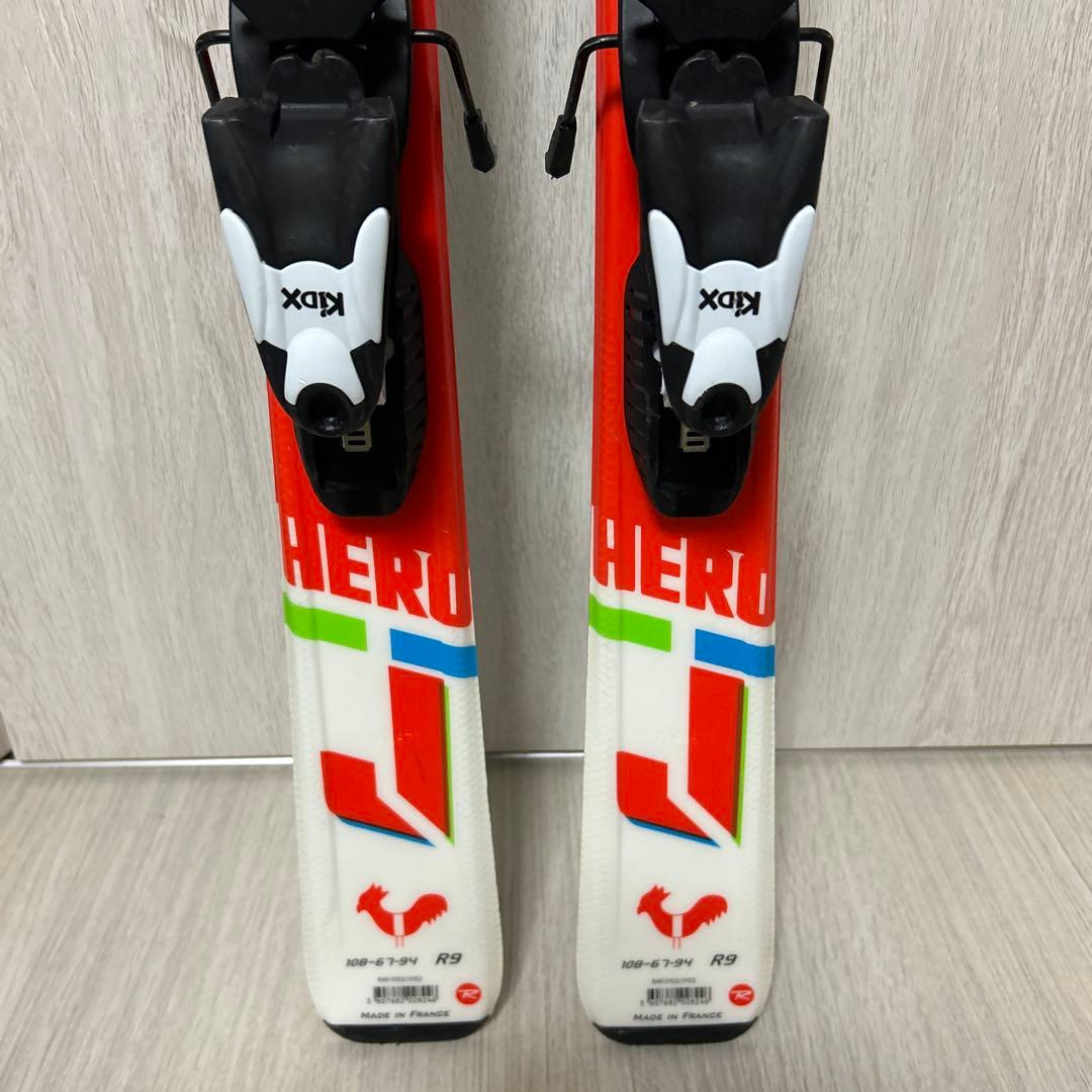 【ホッペッタ様】ROSSIGNOL HERO スキーセット　ジュニア120