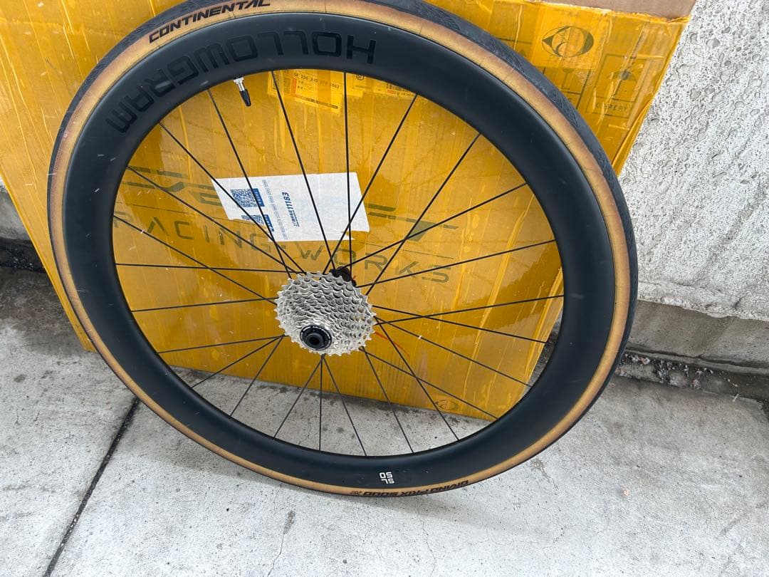 美品 Hollowgram RSL 50 カーボンホイール 前後セット