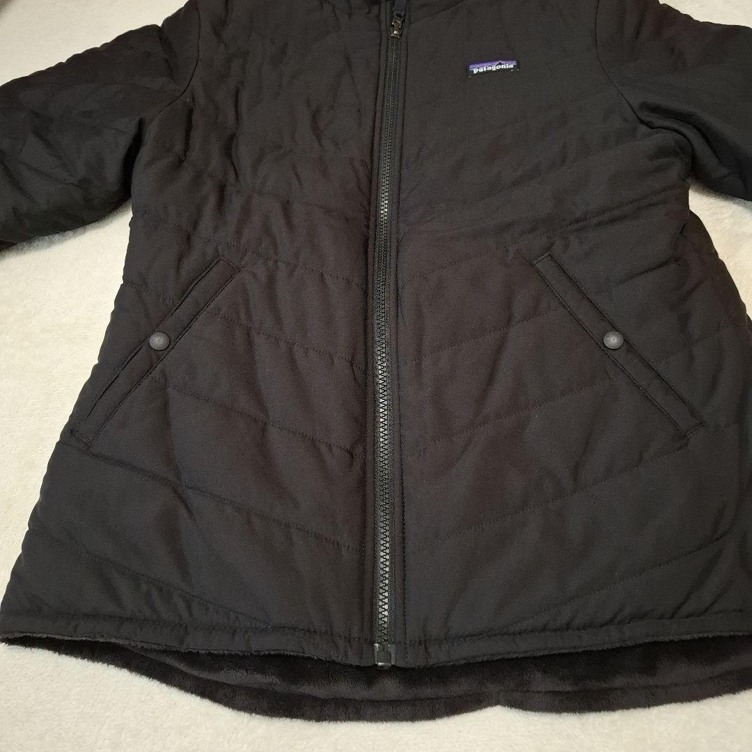 Patagonia リバーシブル　黒 アウター　ガールズXXL