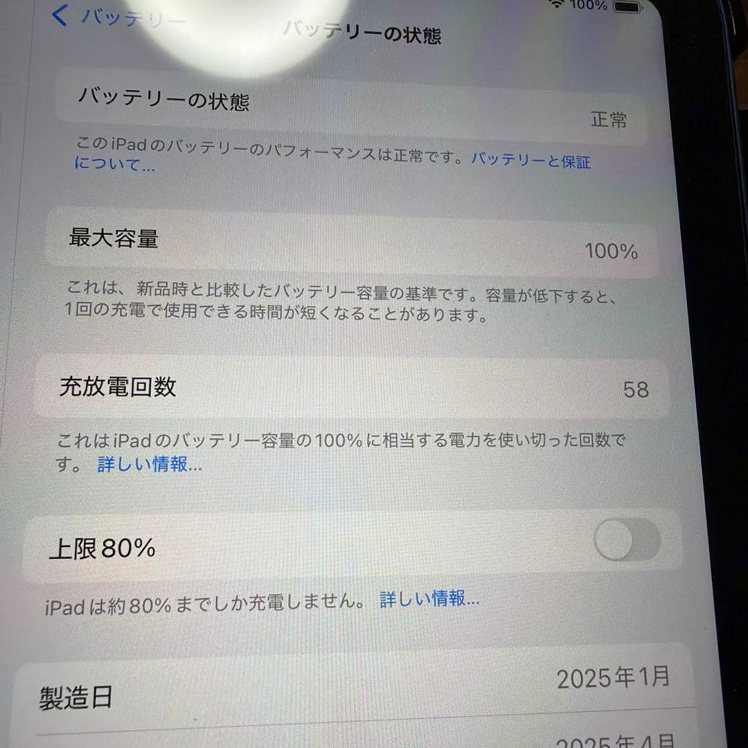 Apple iPad (ブルー) 本体　wi-fi
