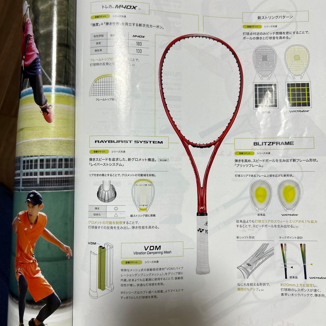 YONEXVOLTRAGE 7 S レッド ソフトテニスラケット