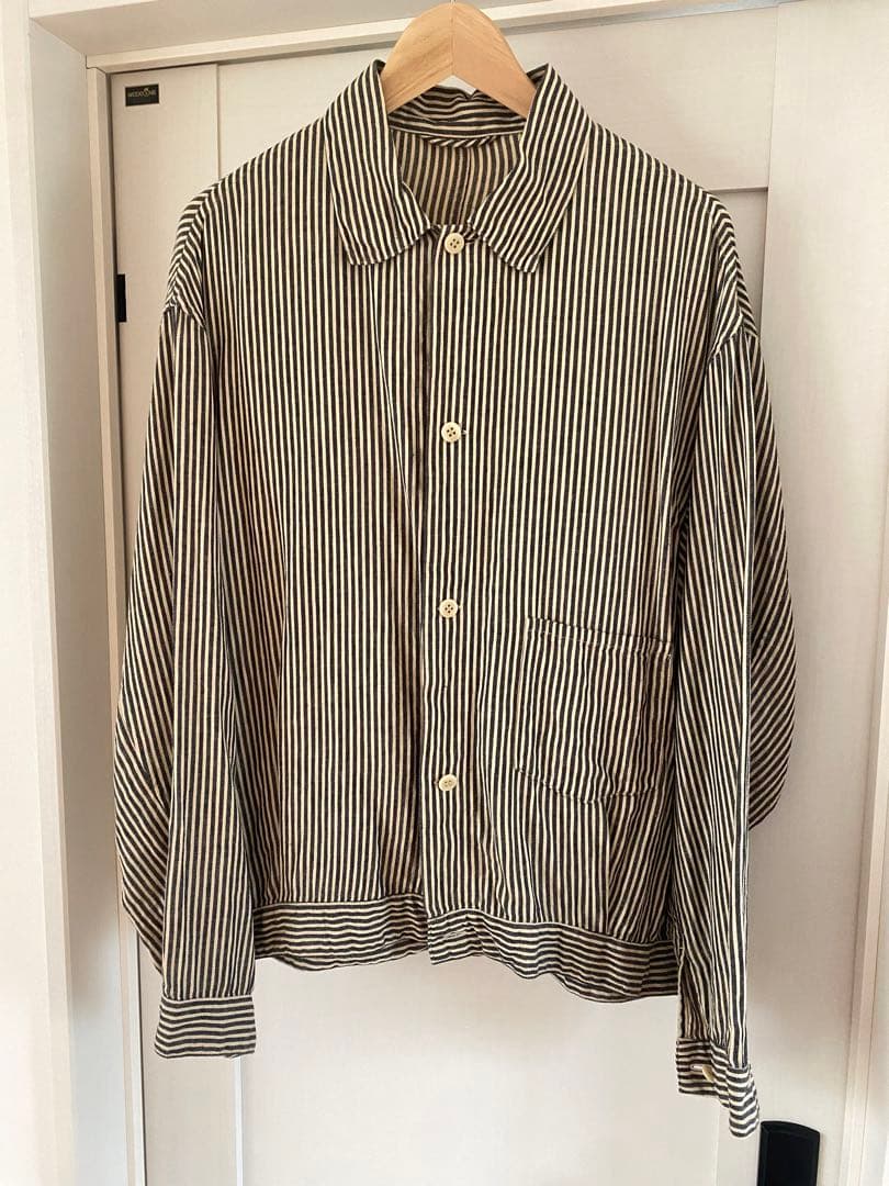 comoli ヒッコリーストライプジャケット