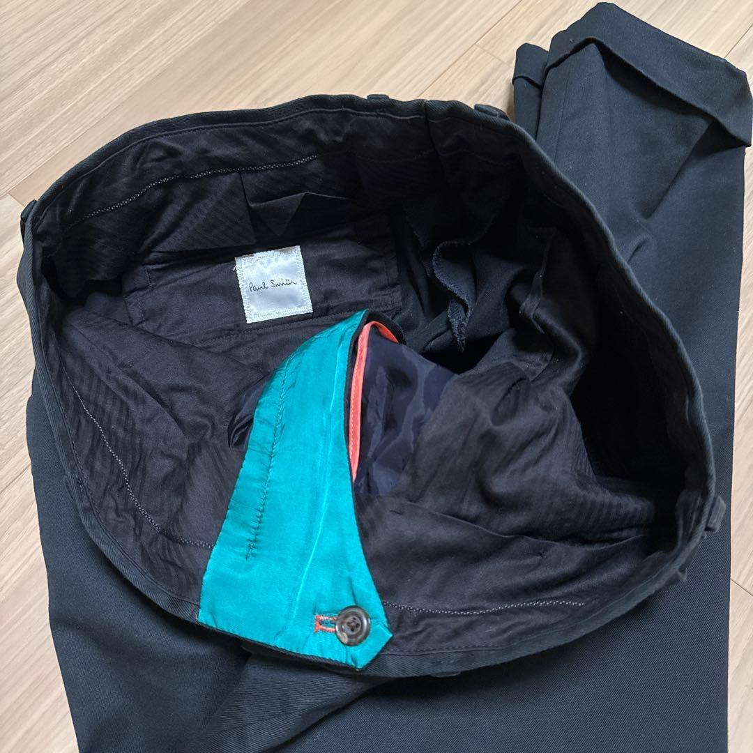 Paul Smith ポールスミススマートアンクルパンツ ブラック　メンズ