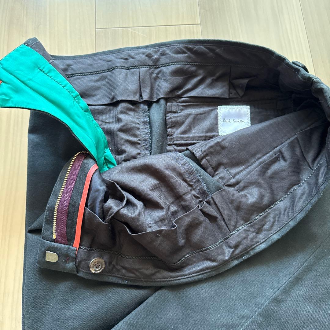 Paul Smith ポールスミススマートアンクルパンツ ブラック　メンズ