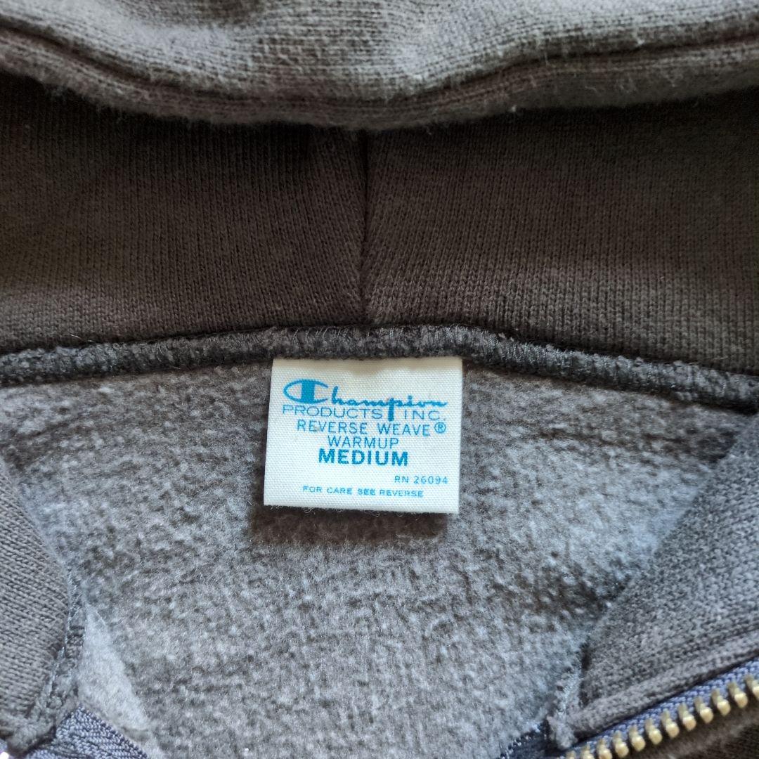 FRAMeWORK 別注リバースウィーブ　ハーフジップパーカーCHAMPION