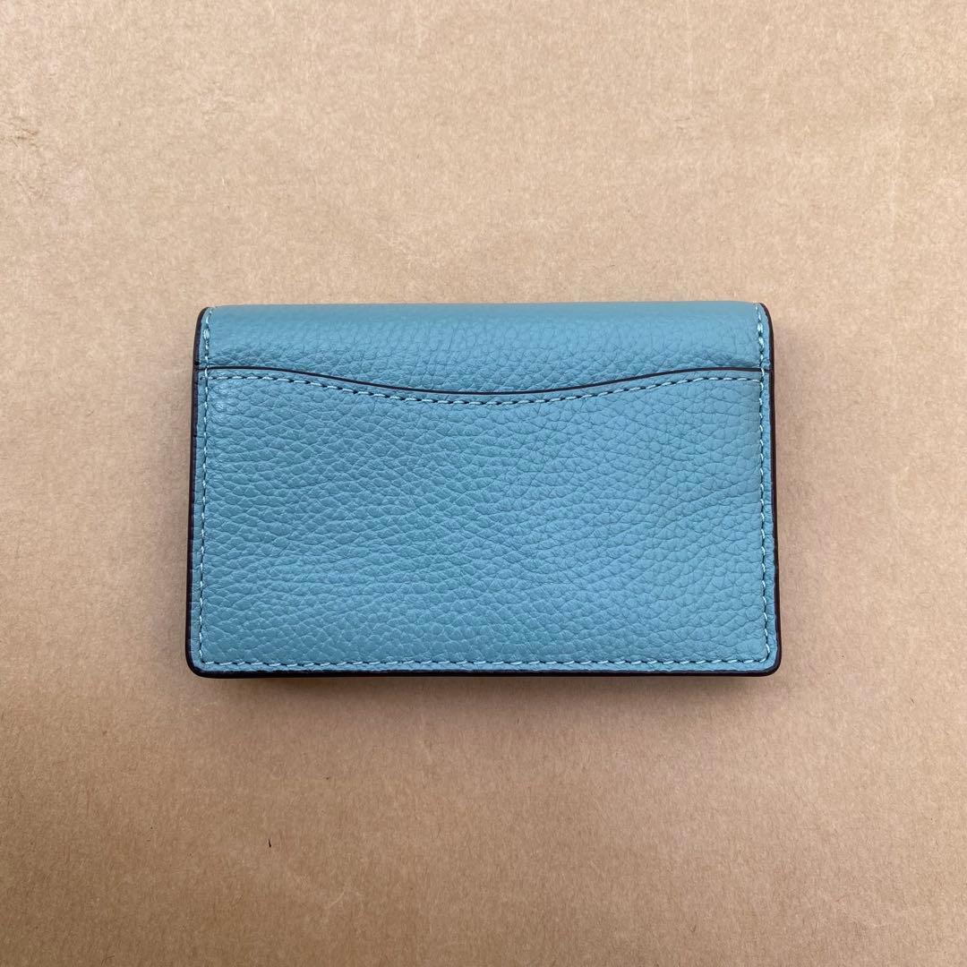 カードケース　定期入れ　名刺入れ　アクア