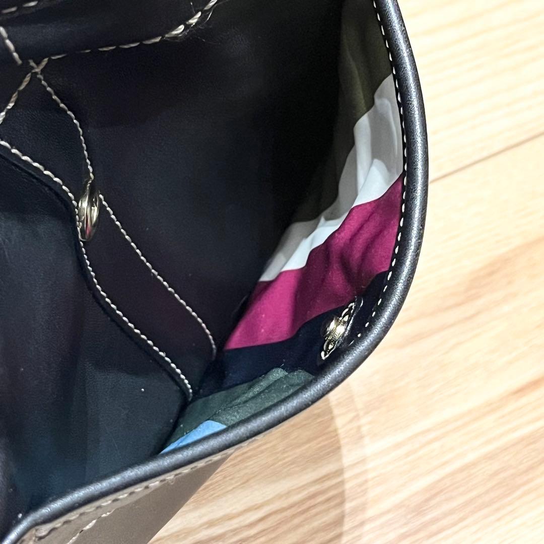 極美品　コーチ　11285 ハンドバッグ　エルゴ　レザー　ブラック　黒