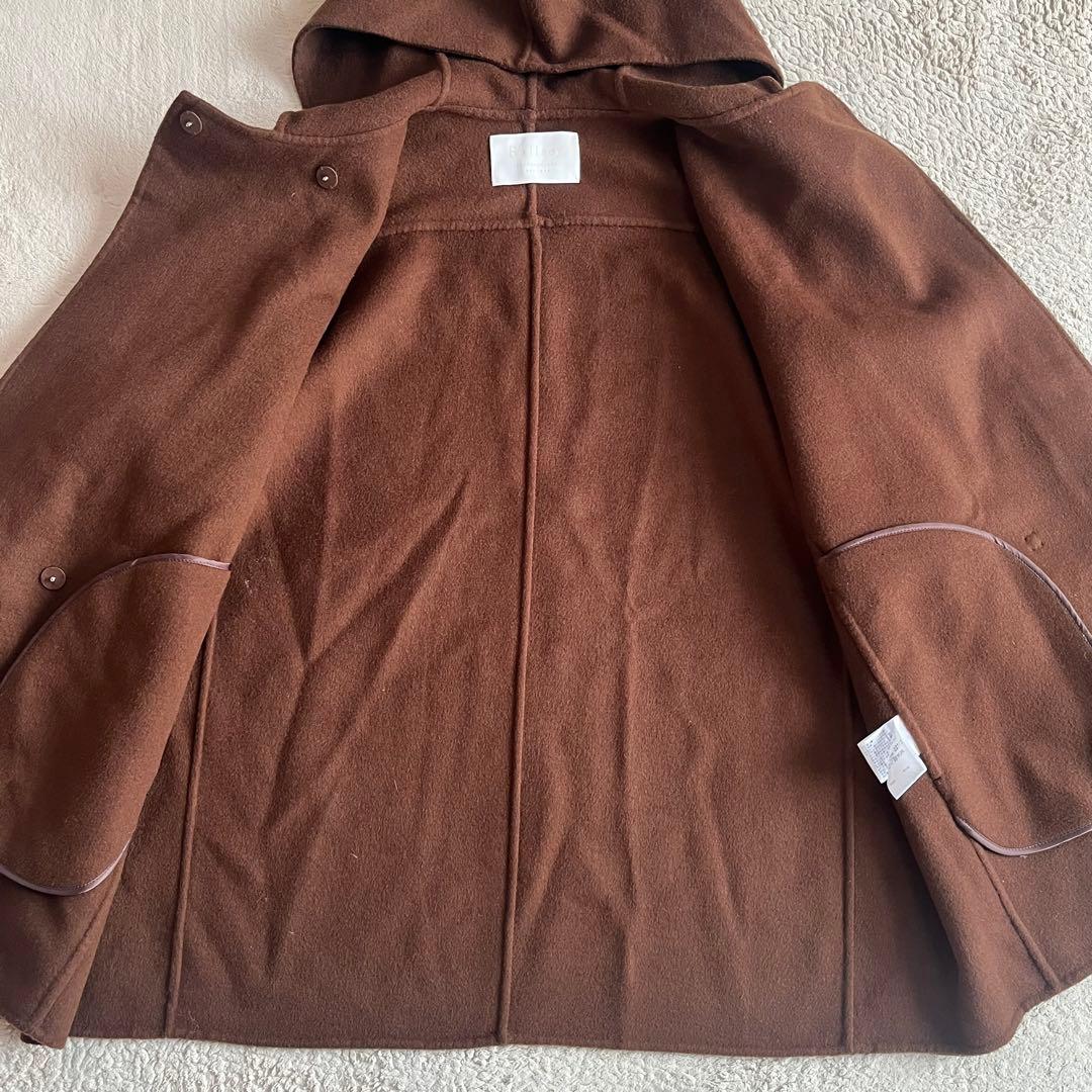 極美品✨ボールジィ プレミアムウールリバーデッドショートコート ブラウン S
