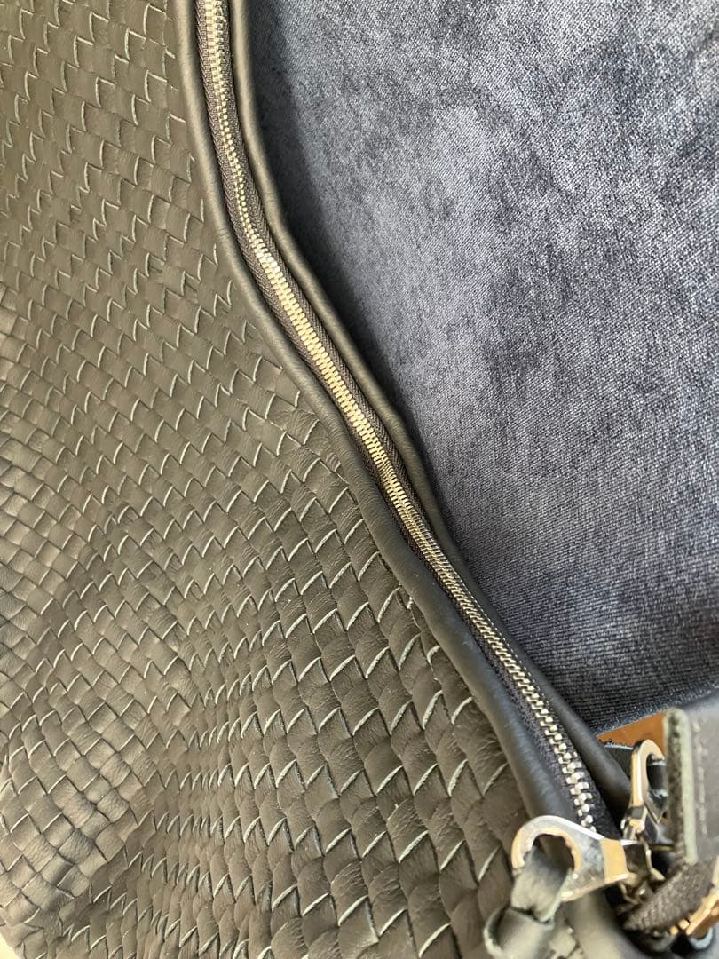 ◆新品未使用◆Llife COW LEATHER MESH BAG LIDNM