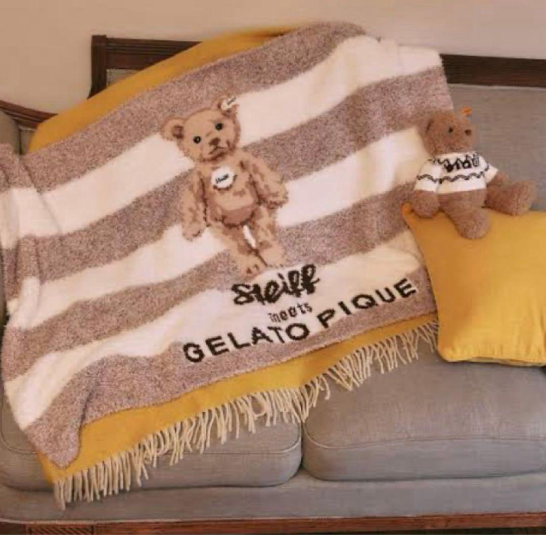 【新品】gelato pique ジェラートピケ シュタイフ ブランケット