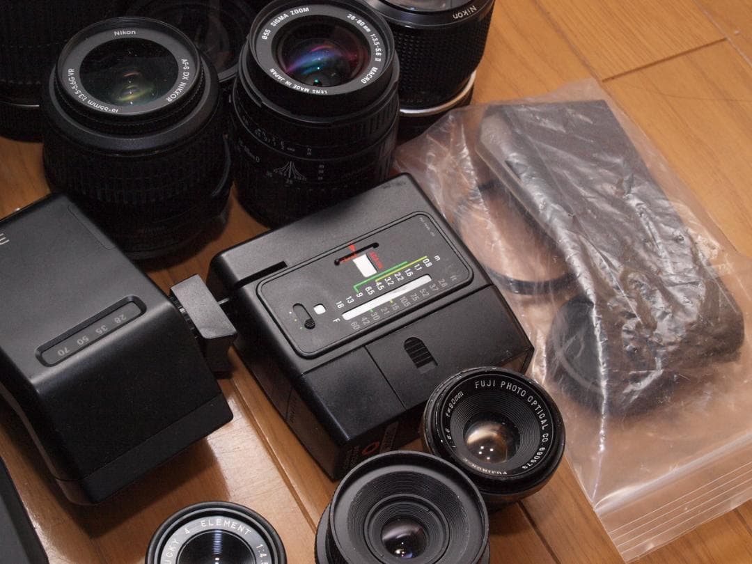 【片付け整理】ジャンク品フィルムカメラ、レンズ大量セット