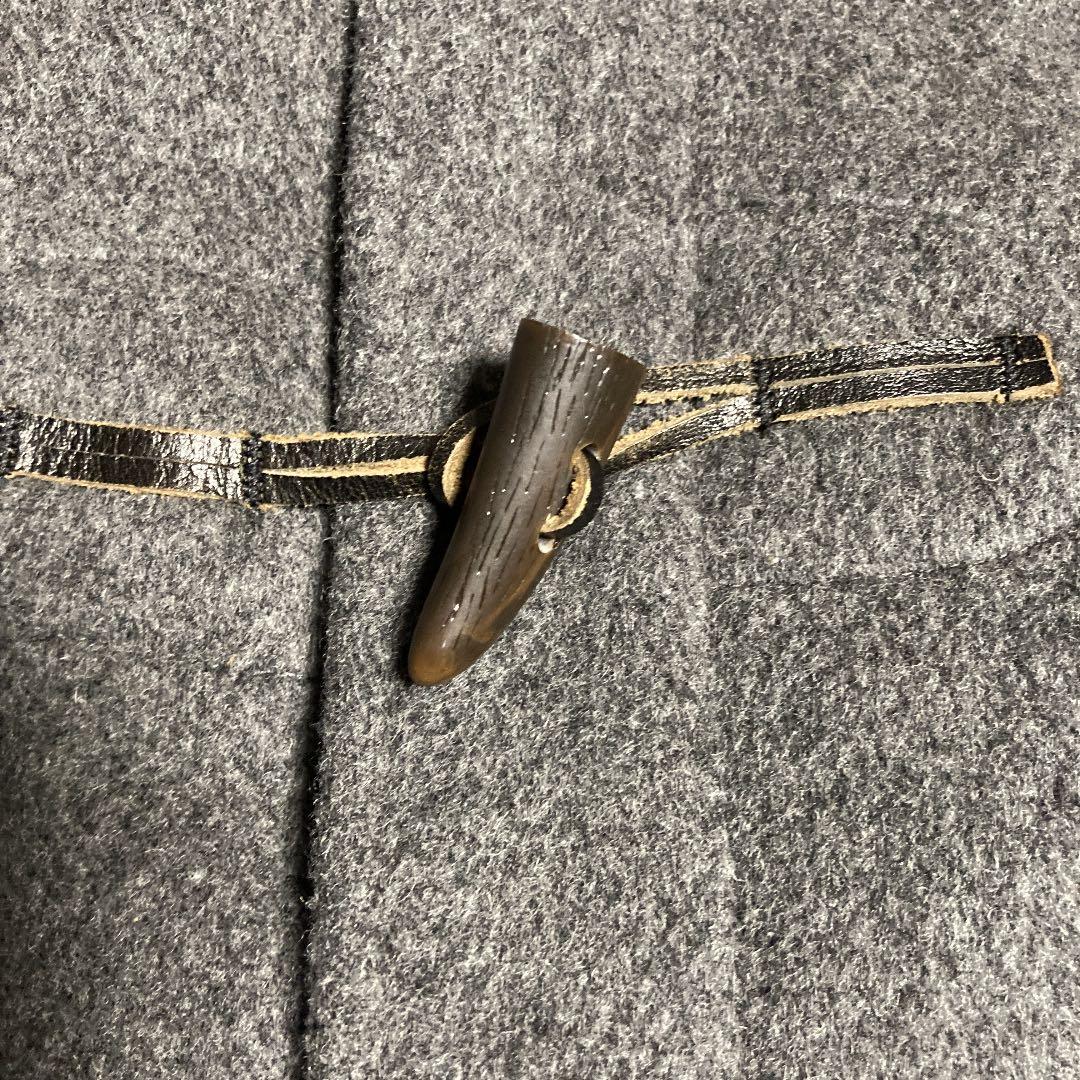 希少　グローバーオール　英国製ダッフルコート 一枚仕立て　ミディアムグレー　42