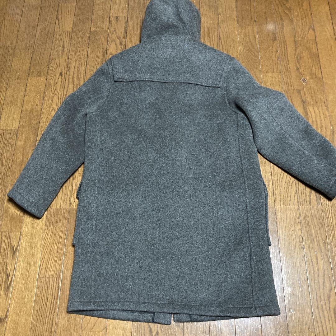 希少　グローバーオール　英国製ダッフルコート 一枚仕立て　ミディアムグレー　42