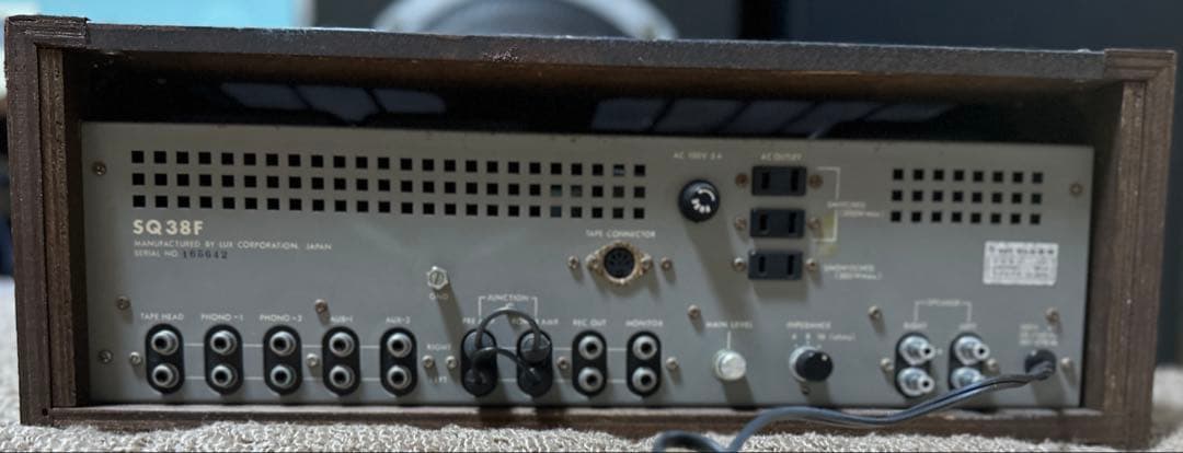 LUXMAN SQ38F 真空管