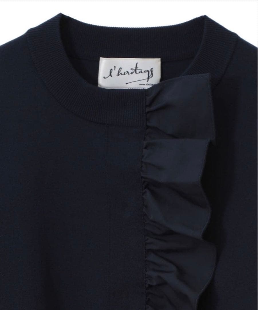 いちご様✨️l’heritage martinique タフタフリルカーディガン
