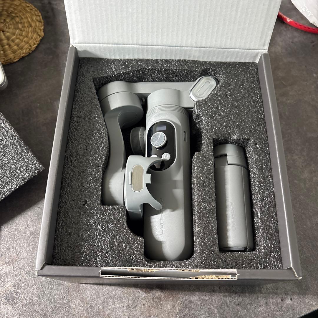 AOCHUAN SMART X PRO グレー /スマホジンバル折りたたみ式手持