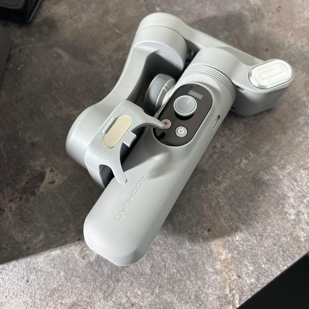AOCHUAN SMART X PRO グレー /スマホジンバル折りたたみ式手持