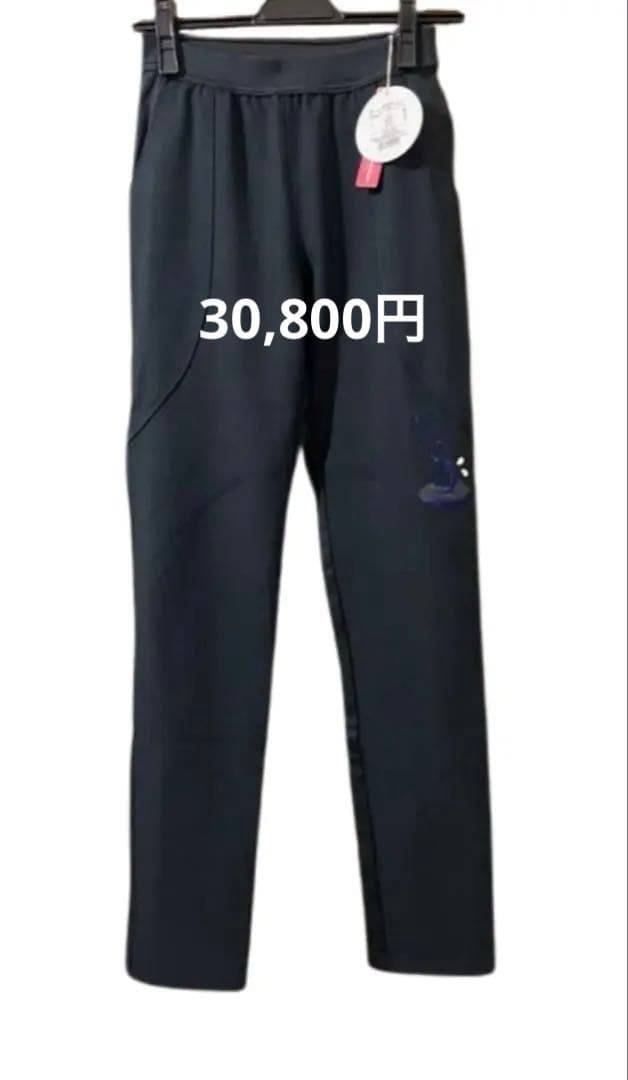 【新品タグ付き】アルベロベロストレッチ細見えパンツブタさん刺繍　ジュエルSサイズ