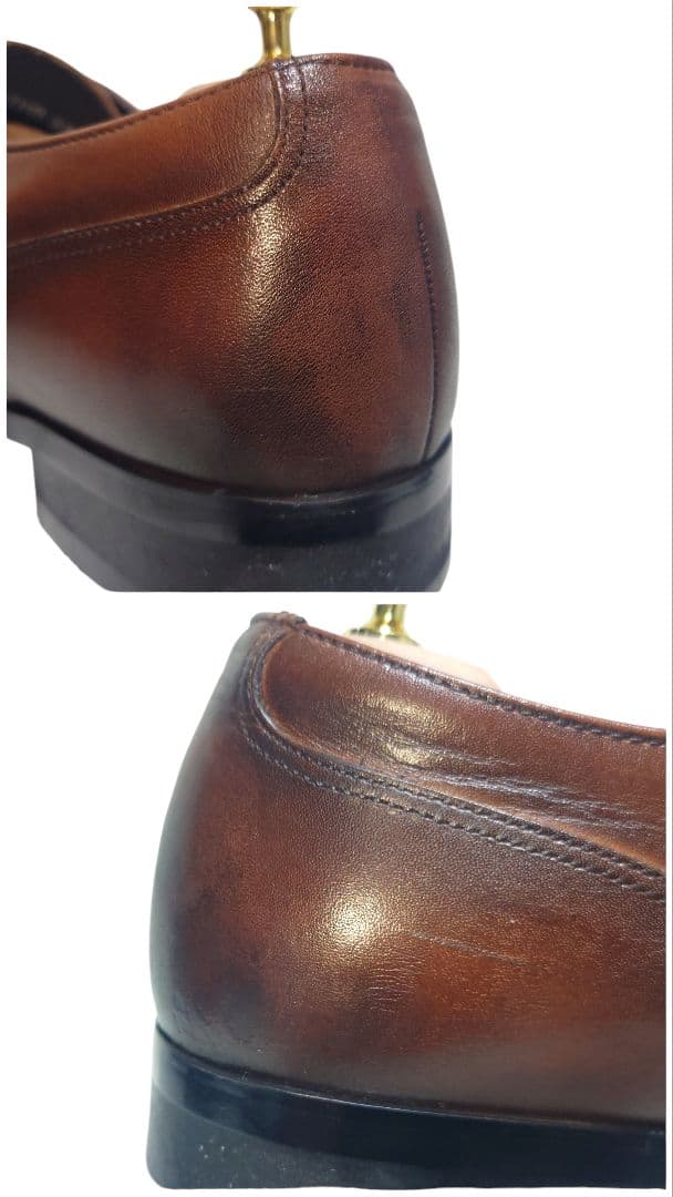 リーガル 37HR ゴアテックス ストレートチップ ダブルモンク 茶 27EEE