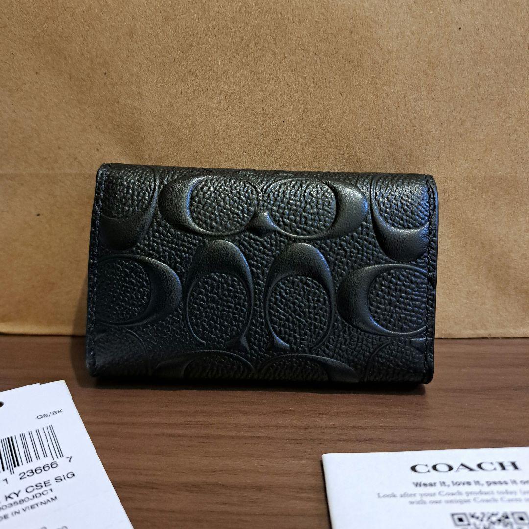 COACH　コーチ　キーケース　簡易箱、ショップ袋付き