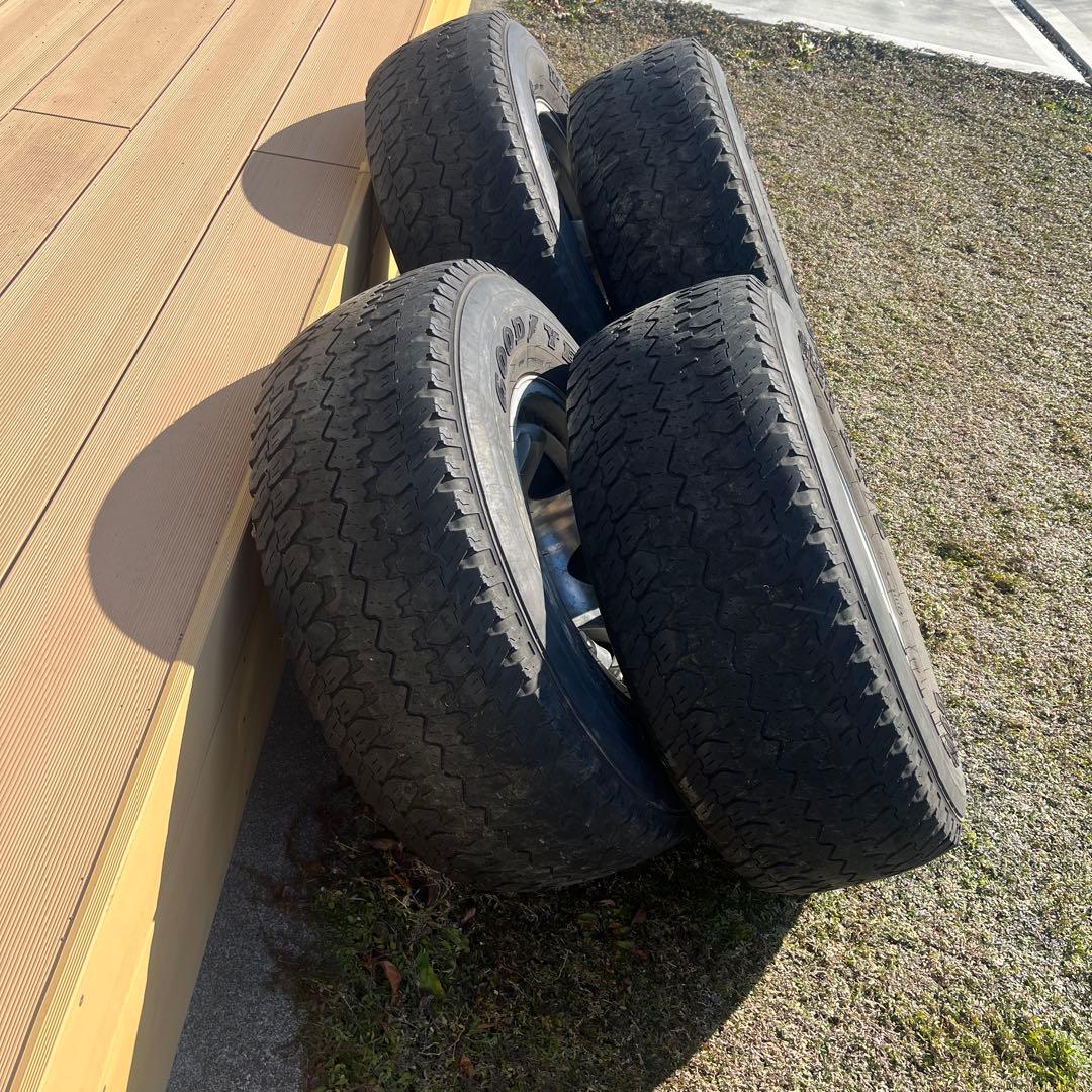 プラド78 純正ホイールセット(タイヤジャンク品)