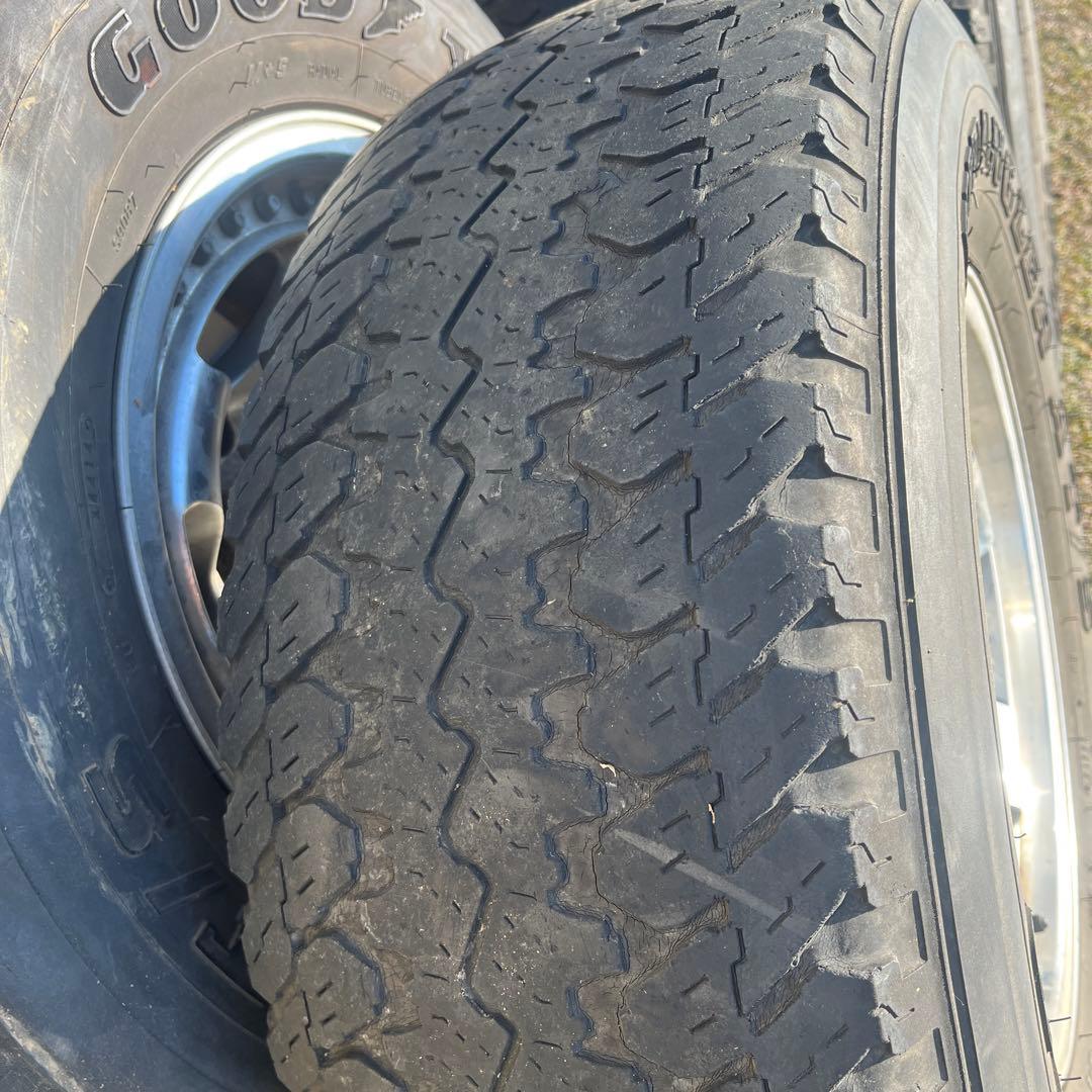 プラド78 純正ホイールセット(タイヤジャンク品)