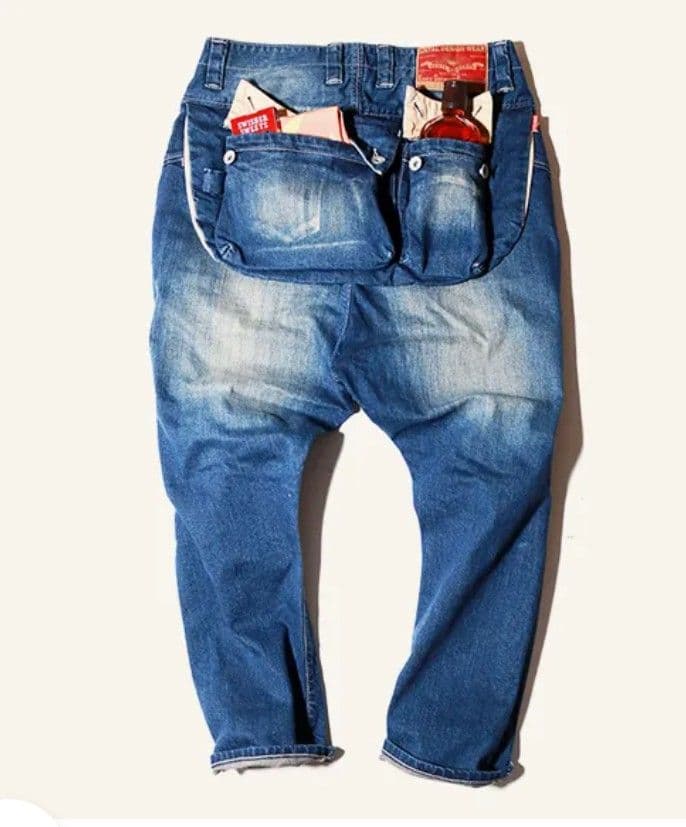 ネイタルデザイン デニム サルエルパンツ