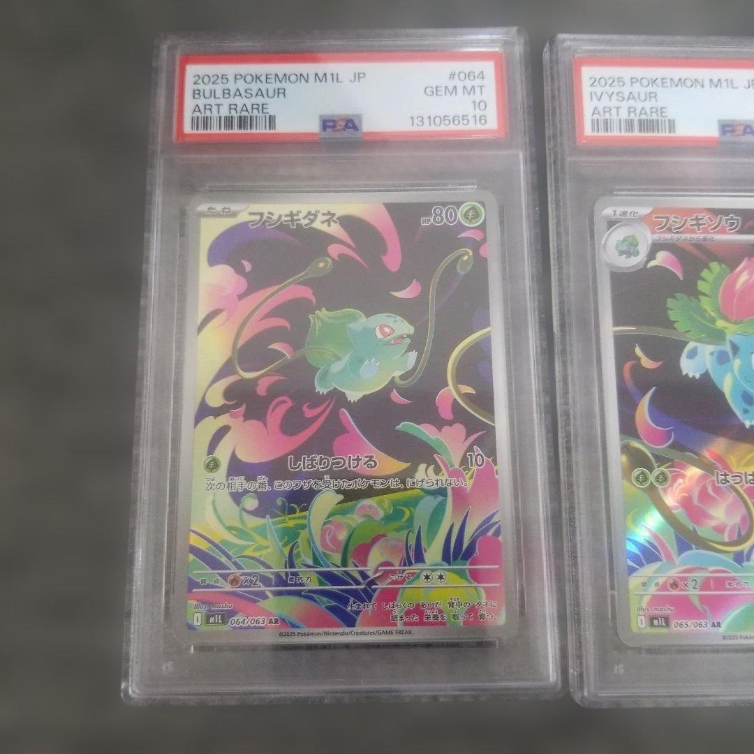 【PSA10】メガフシギバナex フシギダネ　フシギソウ　連番