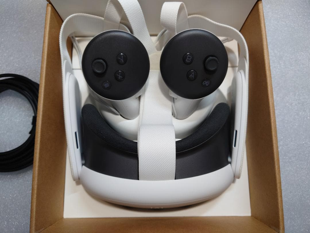美品 Quest3 128GB メタクエスト3 ANKERケーブル付き