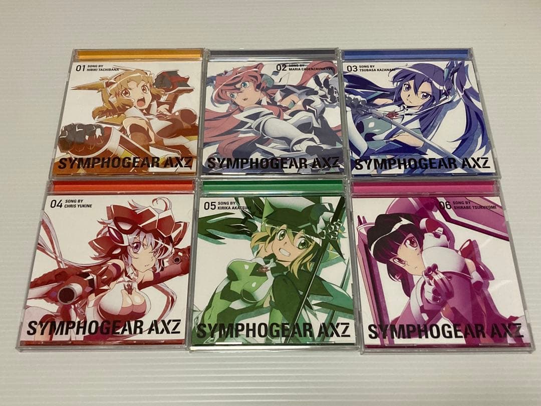 戦姫絶唱シンフォギア キャラソンシングルコンプセット+ED雪音クリス版