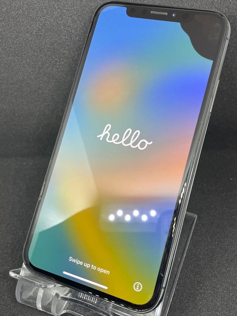 iPhone X 64GB スペースグレー ジャンク 液晶不良 FaceID不良