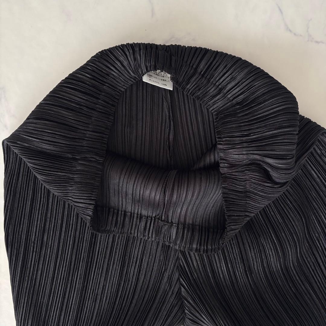 美品 プリーツプリーズ パンツ ブラック サイズ1
