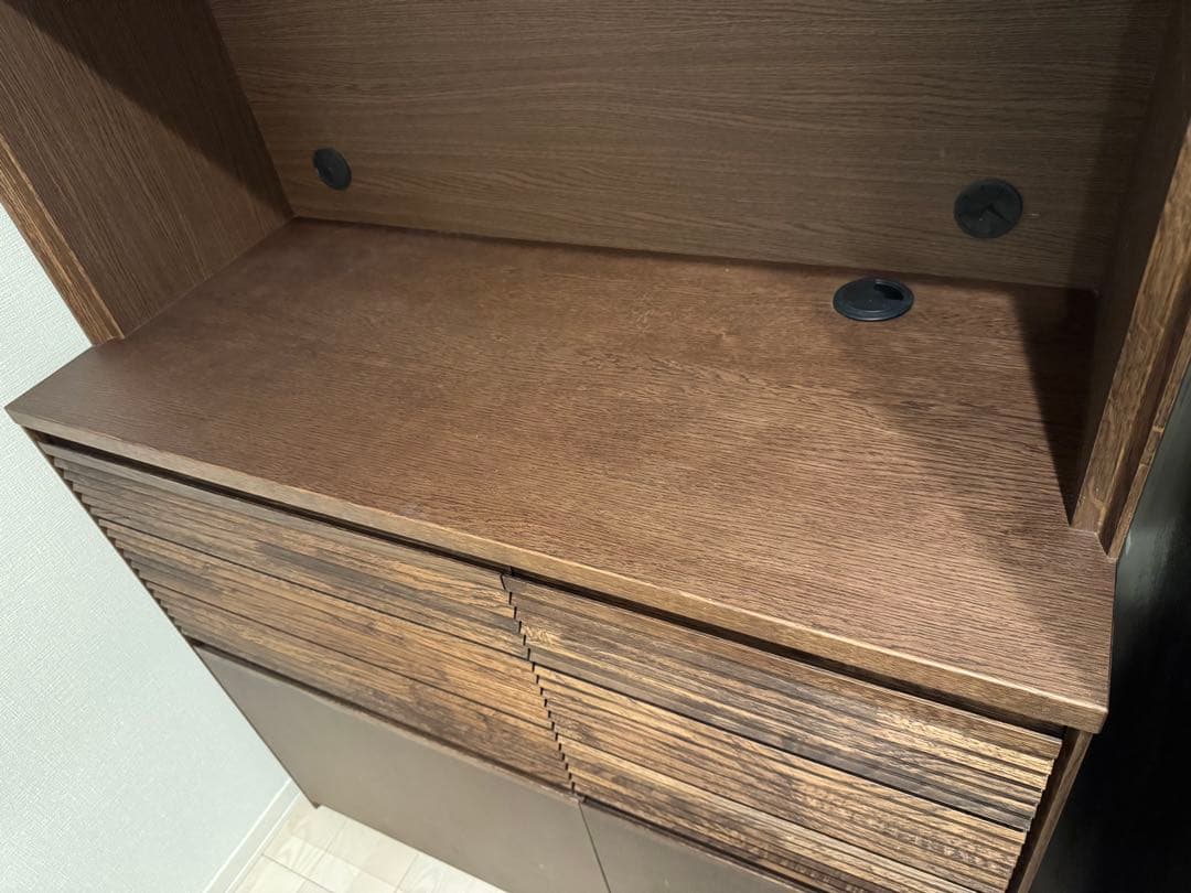 カリモク ネイビ 食器棚