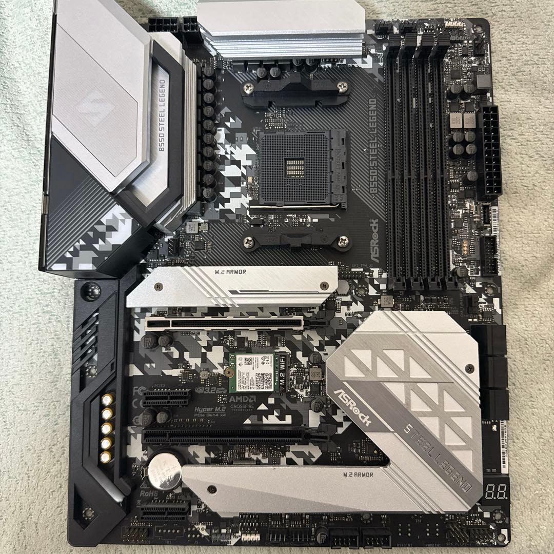 ASRock B550 Steel Legend WiFiカード付き