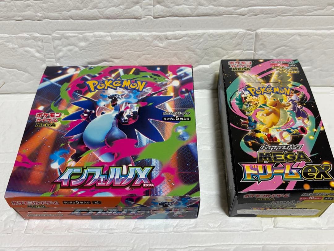 ポケカ MEGAドリームex / メガインフェルノx BOX