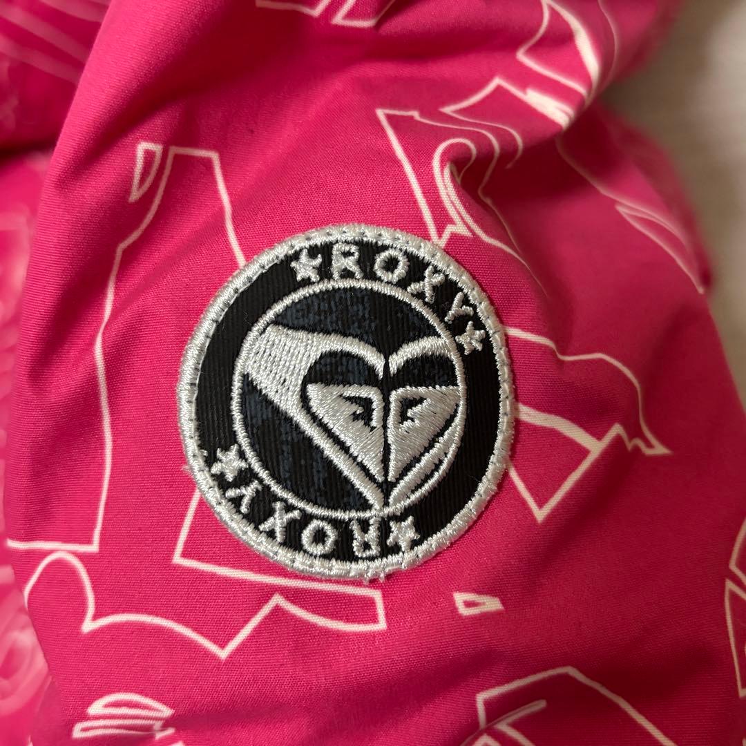 【美品】ROXY ロキシー スキーウェア　上下セット　M 総柄　ファー