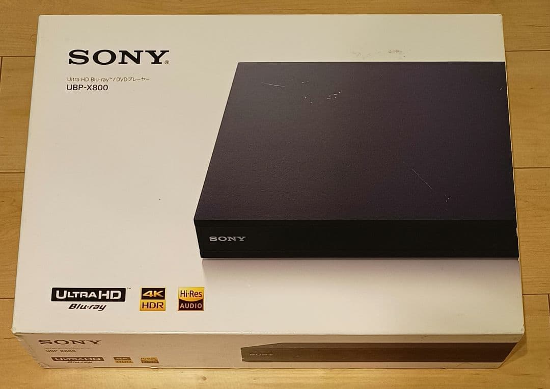 極美品☆ソニー 4K Ultra HD ブルーレイプレーヤー UBP-X800