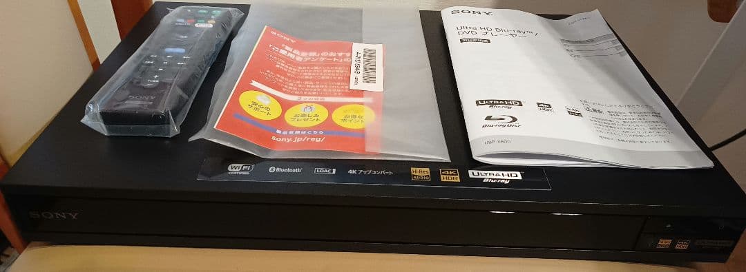 極美品☆ソニー 4K Ultra HD ブルーレイプレーヤー UBP-X800
