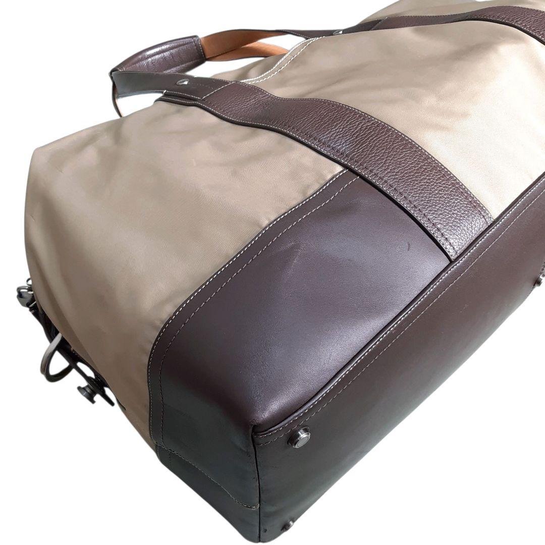 2点セット　コーチ　ボストンバック　2way キャンバスレザー