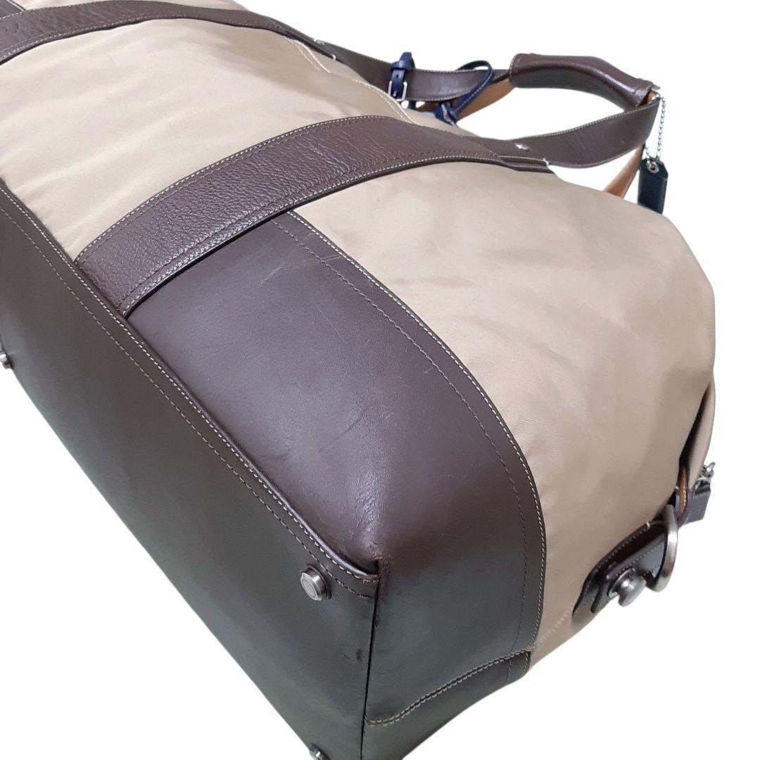 2点セット　コーチ　ボストンバック　2way キャンバスレザー