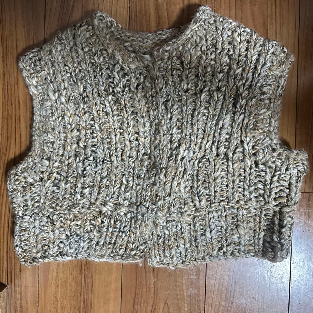 トップス TODAYFUL Mix Hand Knitvest